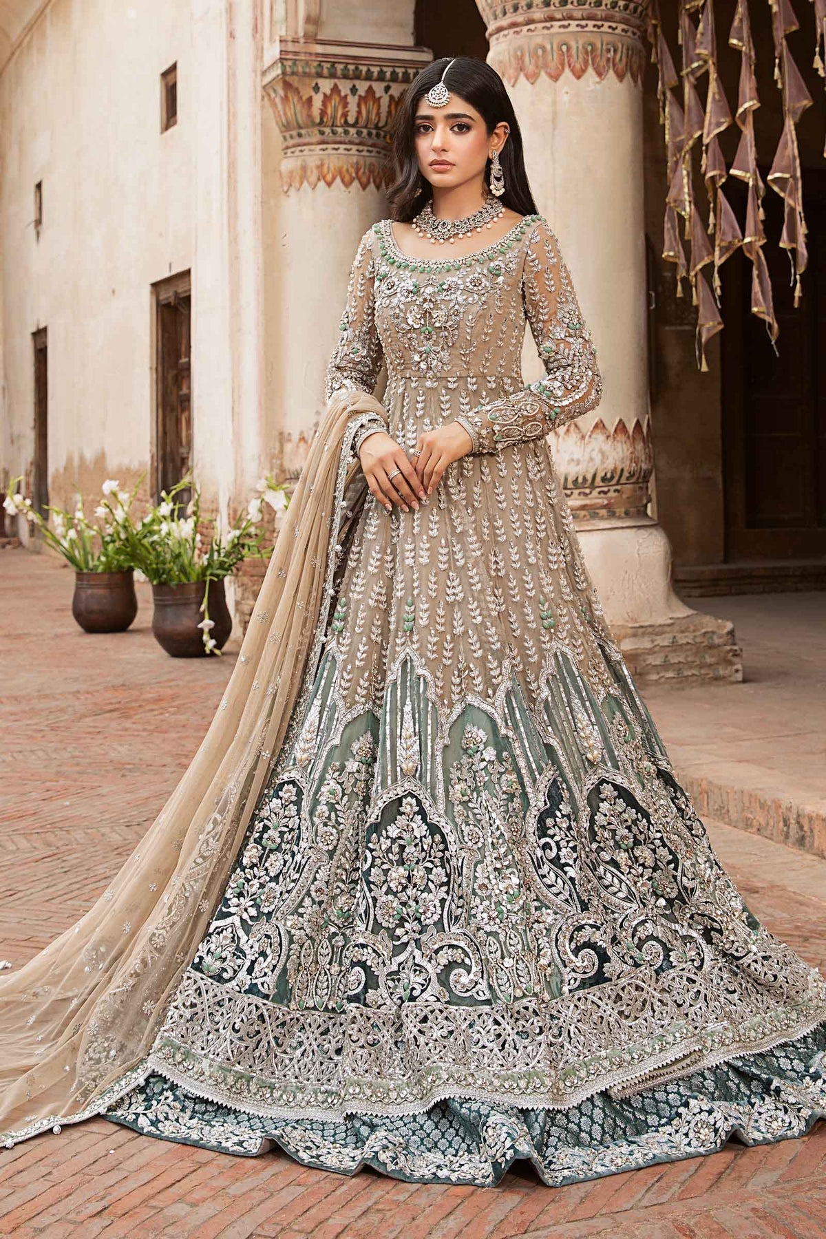 Maria B Mehrinoz Style — Mairaz Wedding Maxi