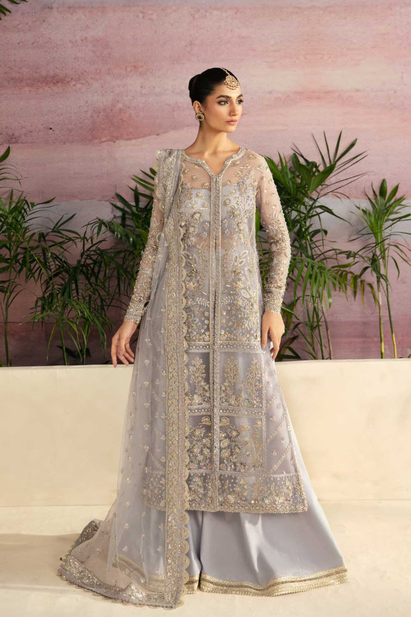Akbar Aslam Moonlit U-1564 Style — Mairaz Three-Piece Suit