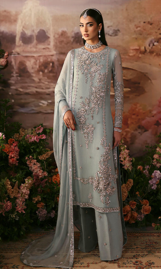 Nomi Ansari Endless Sky style powder blue formal — Mairaz reproduction, view 1 of 6