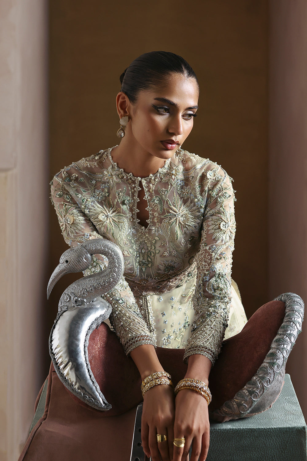 Sehrish Nadeem Novara Style — Mairaz Pink Three-Piece Suit