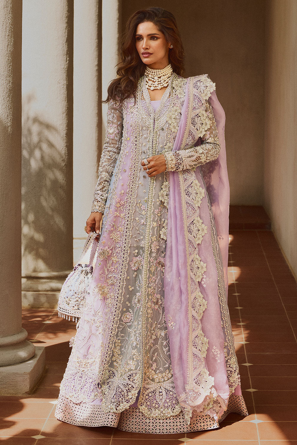 Soraya Orchid style — Mairaz multicolour sharara set reference, view 5 of 5