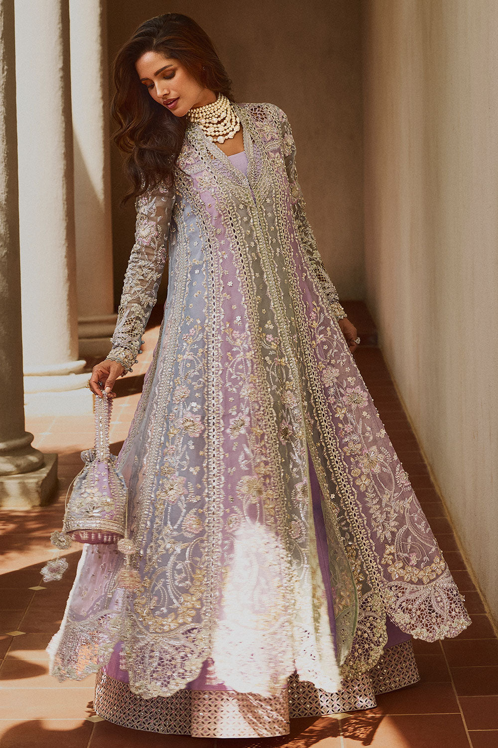 Soraya Orchid style — Mairaz multicolour sharara set reference, view 2 of 5