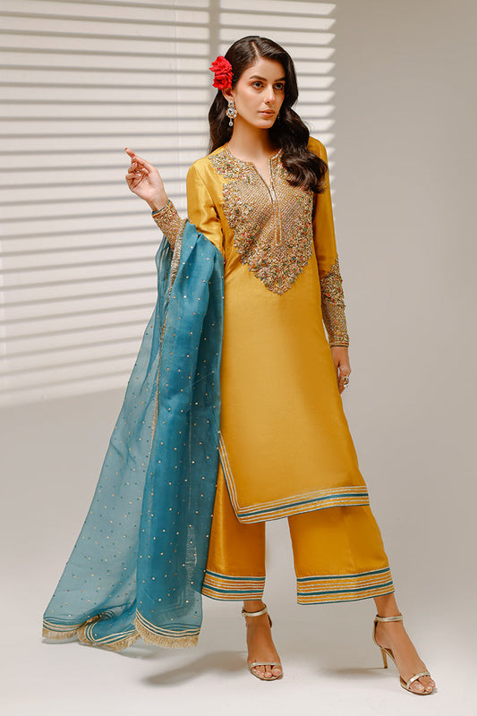 Shahid Chauhan Hone Hue Style — Mairaz Sage & Jade Formal Ensemble