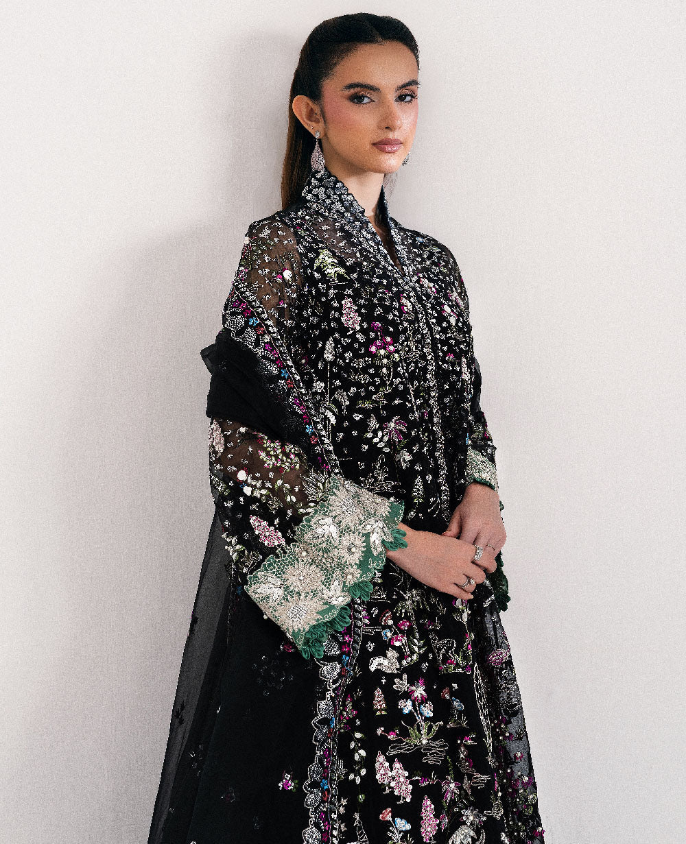 Republic Auriane Style — Mairaz Black Lehenga