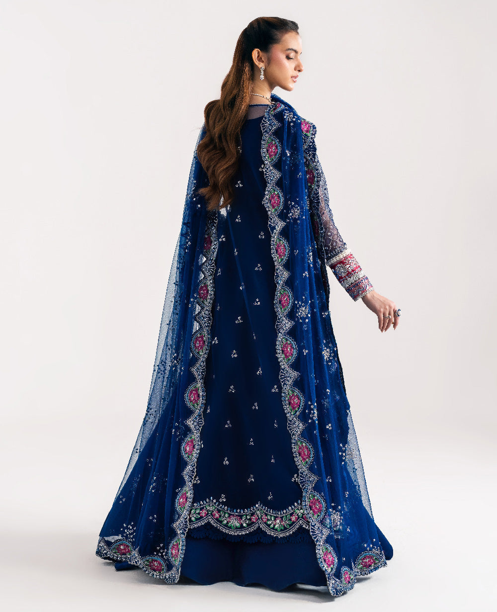 Republic Clarisse Style — Mairaz Blue Lehenga