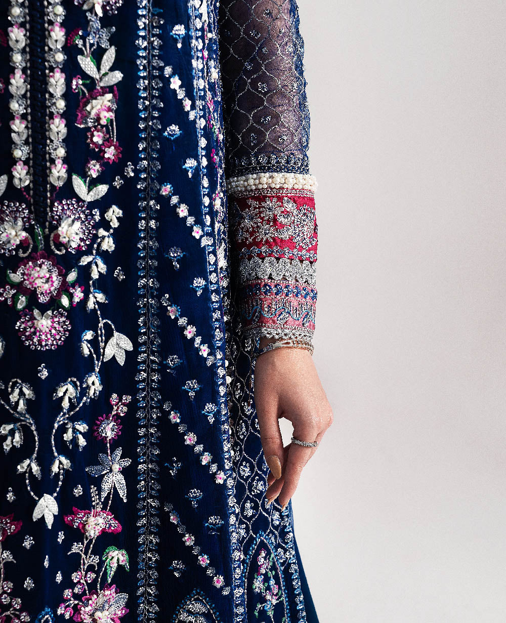 Republic Clarisse Style — Mairaz Blue Lehenga
