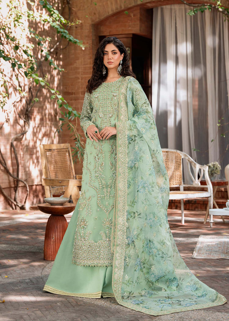 Akbar Aslam Riwayat U-1496 Style — Mairaz Three-Piece Suit