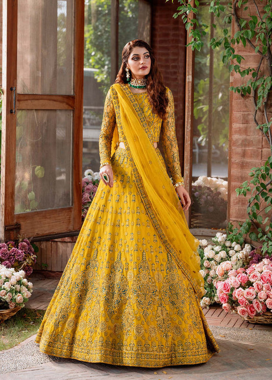 Akbar Aslam Shehernaz U-1491 Style — Mairaz Lehenga