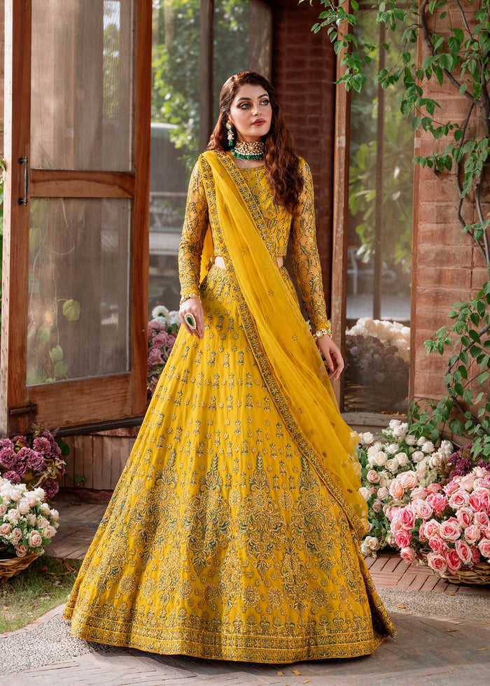 Akbar Aslam Shehernaz U-1491 Style — Mairaz Lehenga