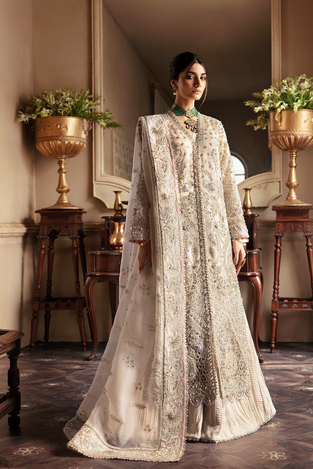 Soraya Miel Style — Mairaz Ash White Sharara