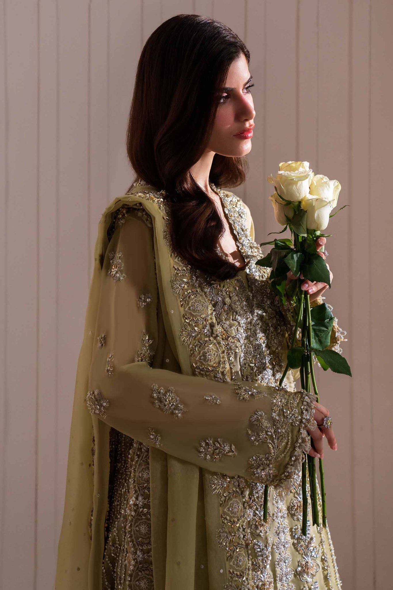 Elan Léonore style — Mairaz Raw Silk Three-Piece Suit reference, view 3 of 5