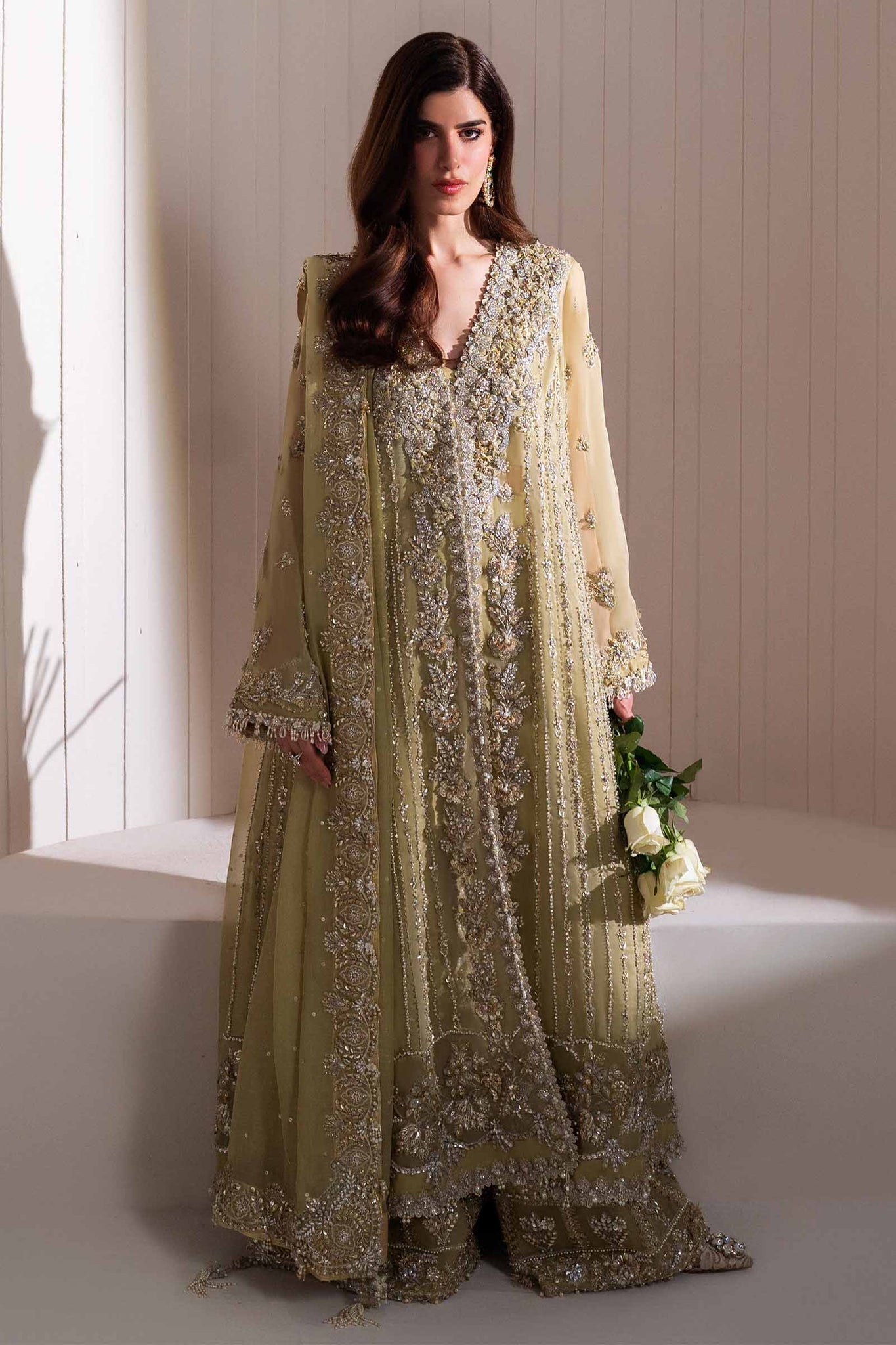 Elan Léonore style — Mairaz Raw Silk Three-Piece Suit reference, view 1 of 5