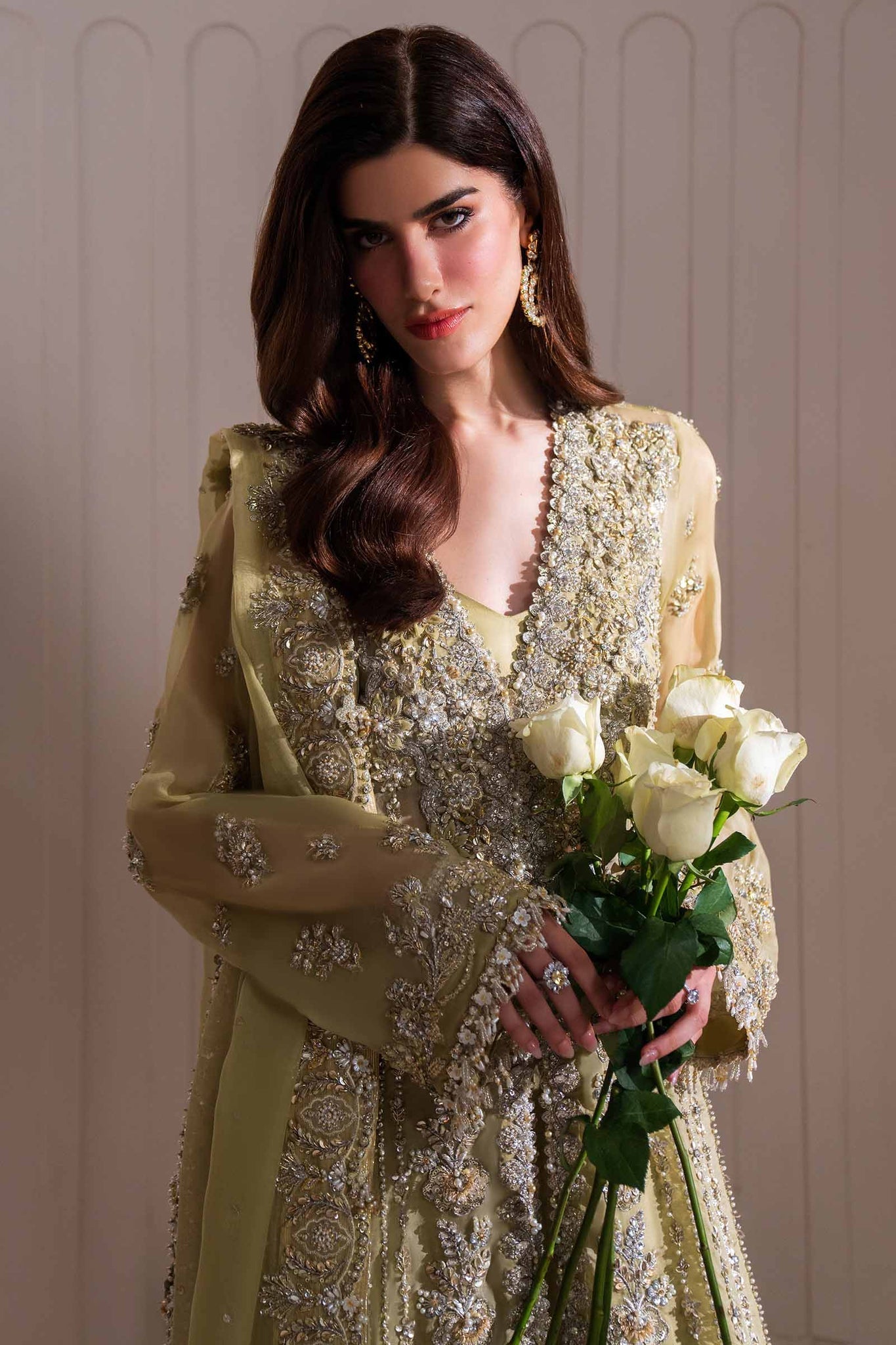 Elan Léonore style — Mairaz Raw Silk Three-Piece Suit reference, view 2 of 5