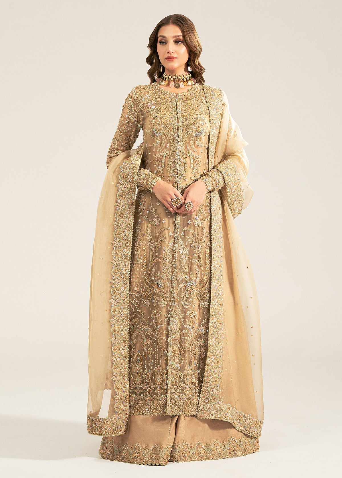 Kanwal Malik Zarnab Style — Mairaz Nude Sharara
