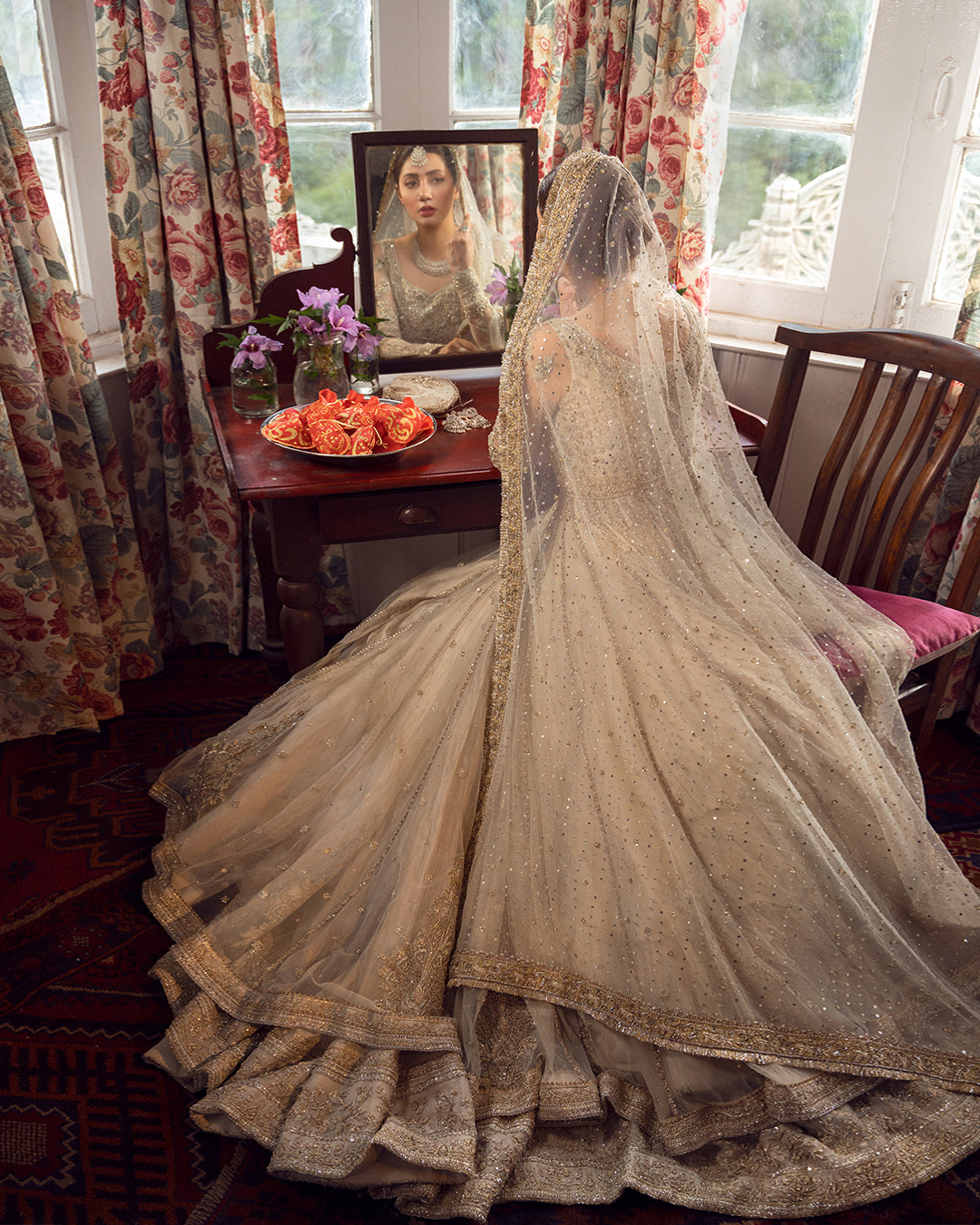 Faiza Saqlain Anamta style — Mairaz Ivory Gown reference, view 5 of 5