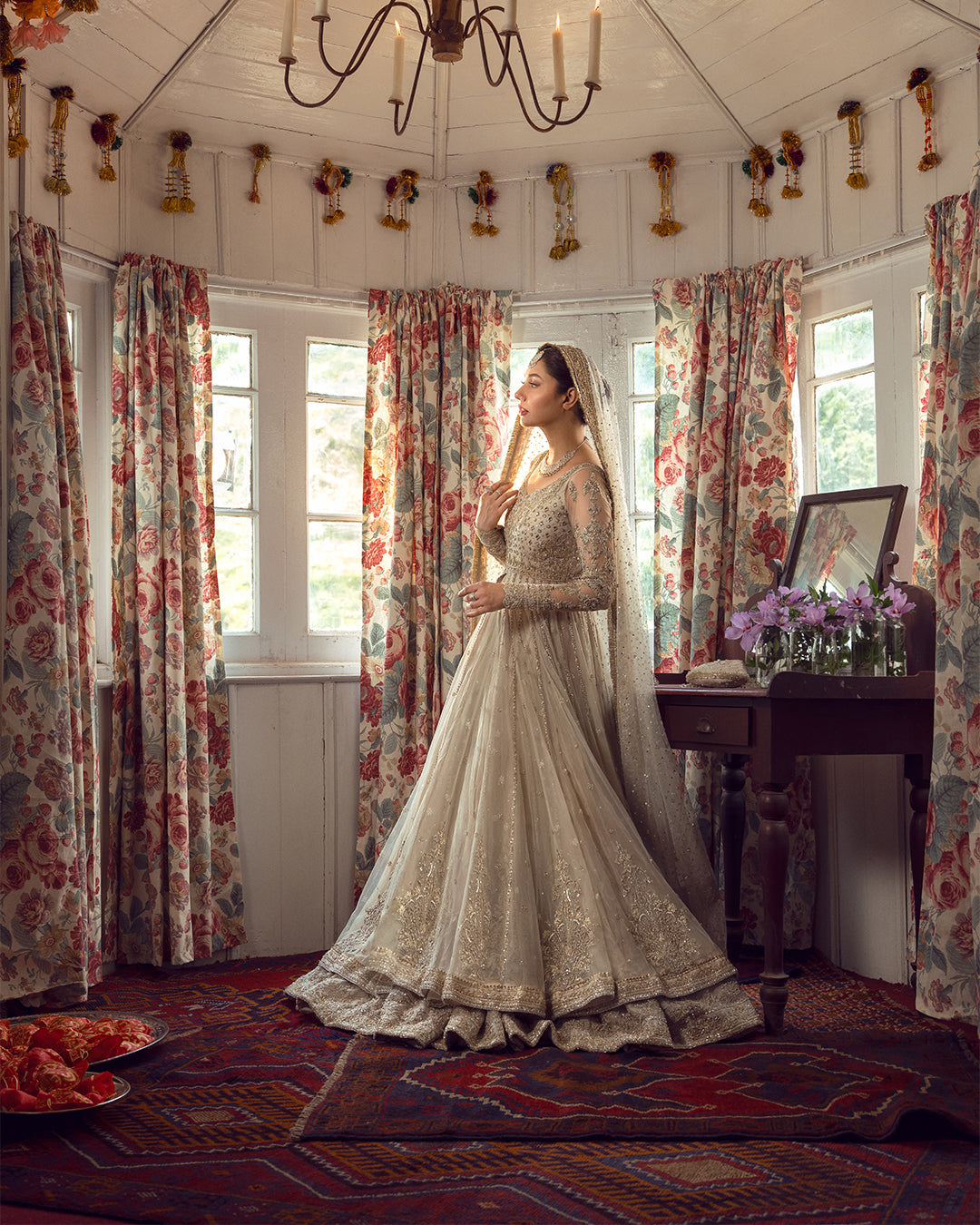 Faiza Saqlain Anamta style — Mairaz Ivory Gown reference, view 4 of 5