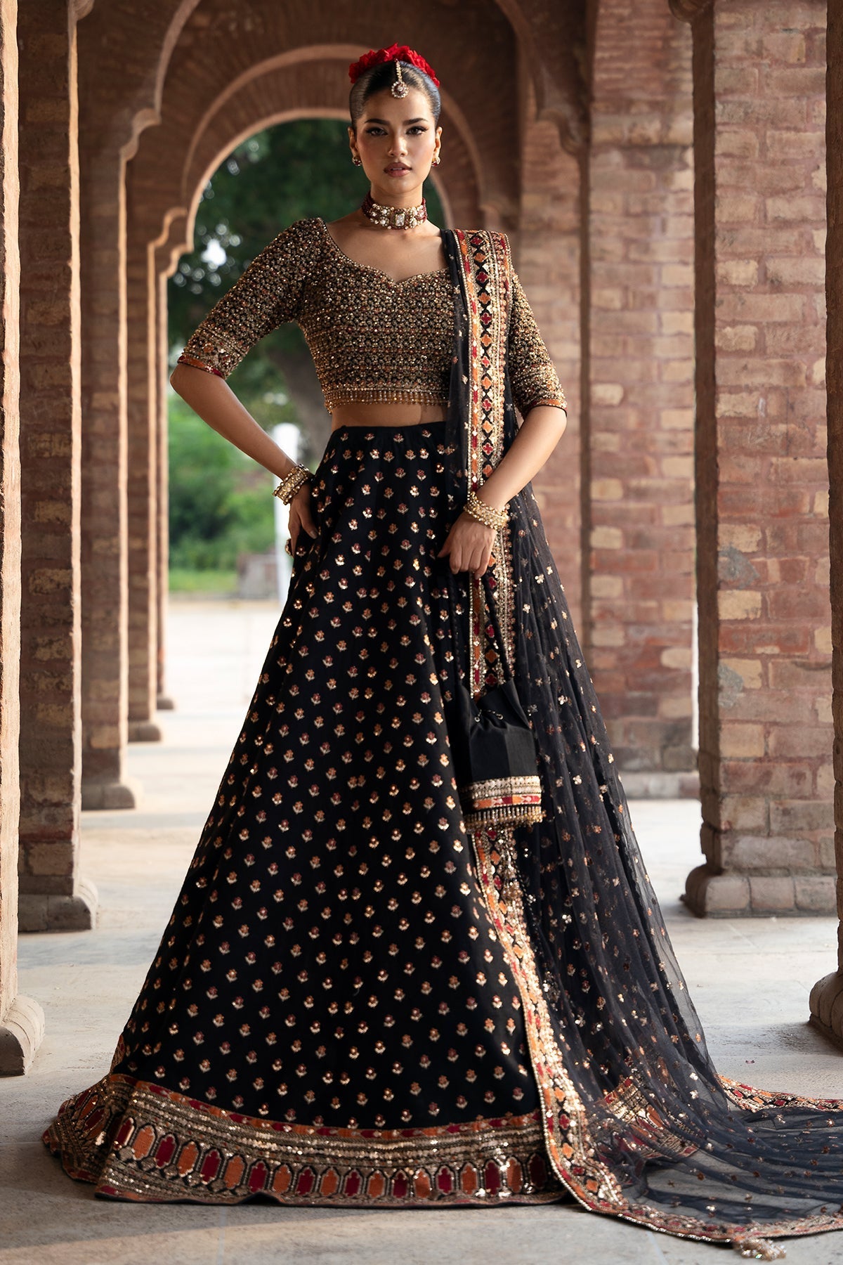 Mina Kashif Fizza Style — Mairaz Lehenga