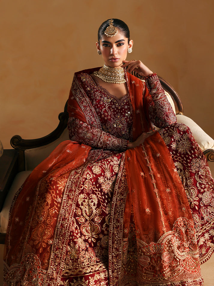 Gulaal Jahari Style — Mairaz Lehenga