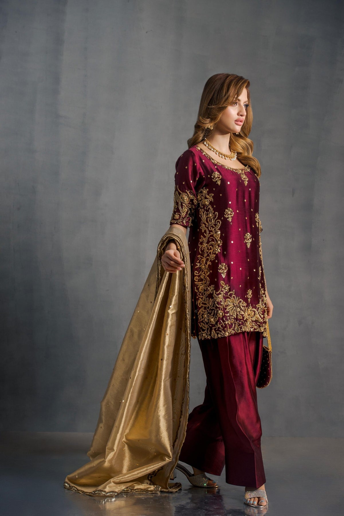 Sehrish Nadeem Ayzel 12024 Style — Mairaz Three-Piece Suit