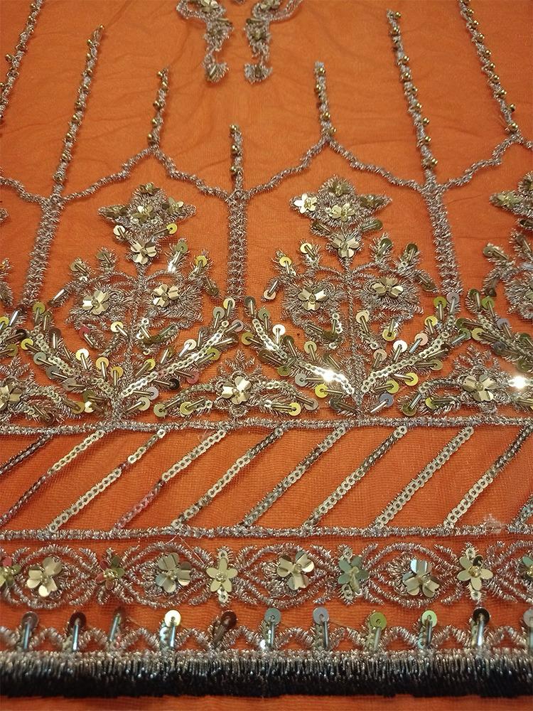 Ansab Jahangir Style — Mairaz Orange Lehenga
