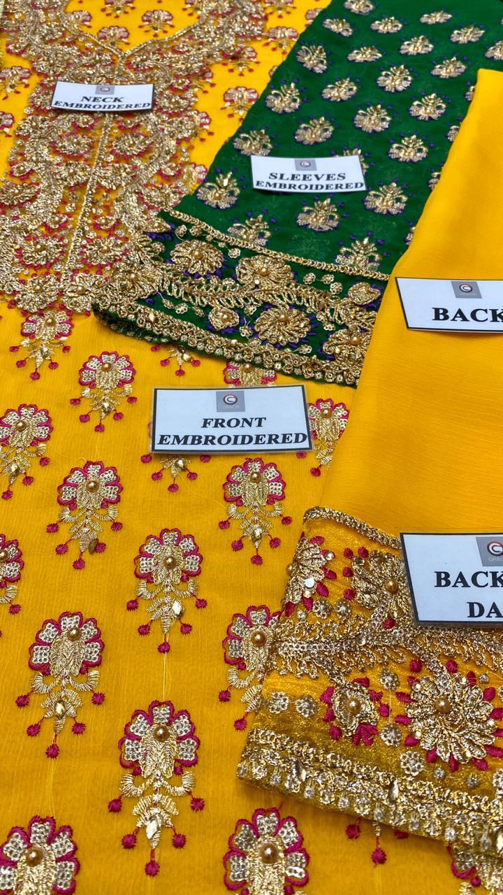 Haris Shakeel Style — Mairaz Yellow Three-Piece Suit