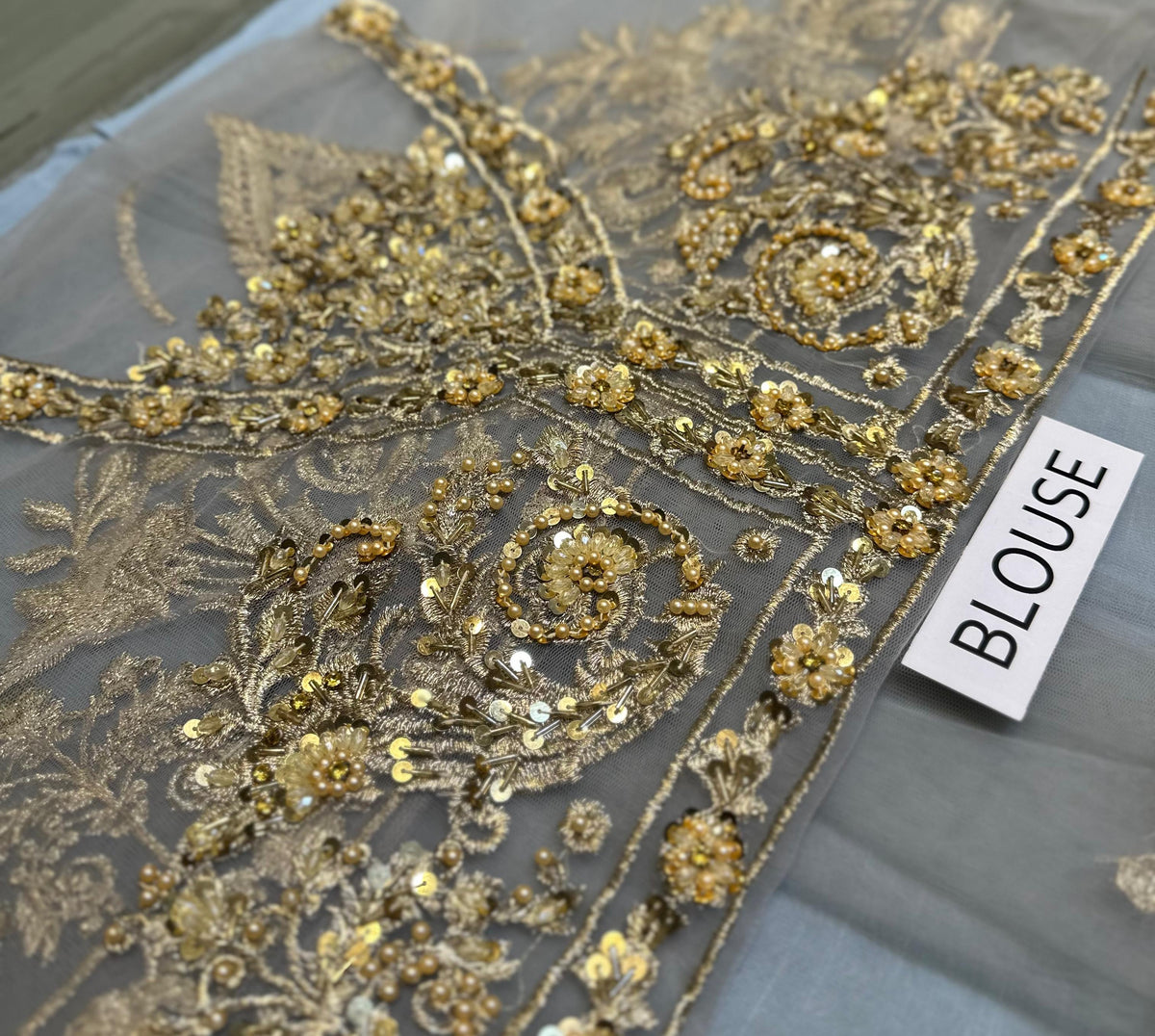 Faiza Saqlain Ahlah Style — Mairaz Embellished Net Pishwas & Sharara, product view 5 of 10