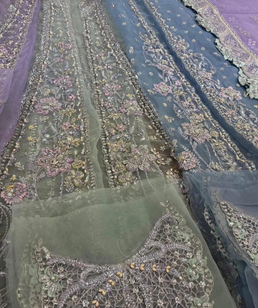 Soraya – Orchid Style, embroidered kali panel detail