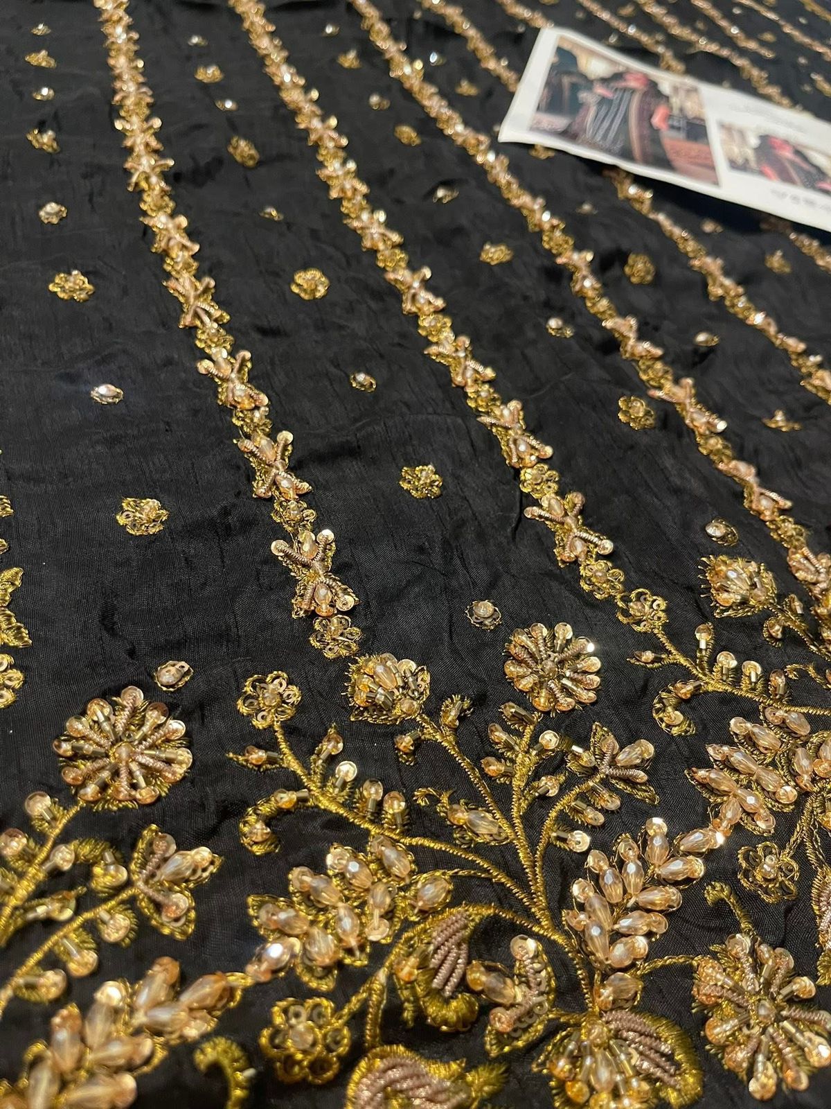 Haris Shakeel – Zainab Style, fabric and embroidery detail 7