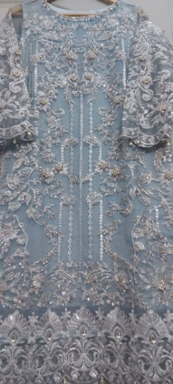 Mushq Adela Style — Mairaz Ice Blue Three-Piece Suit