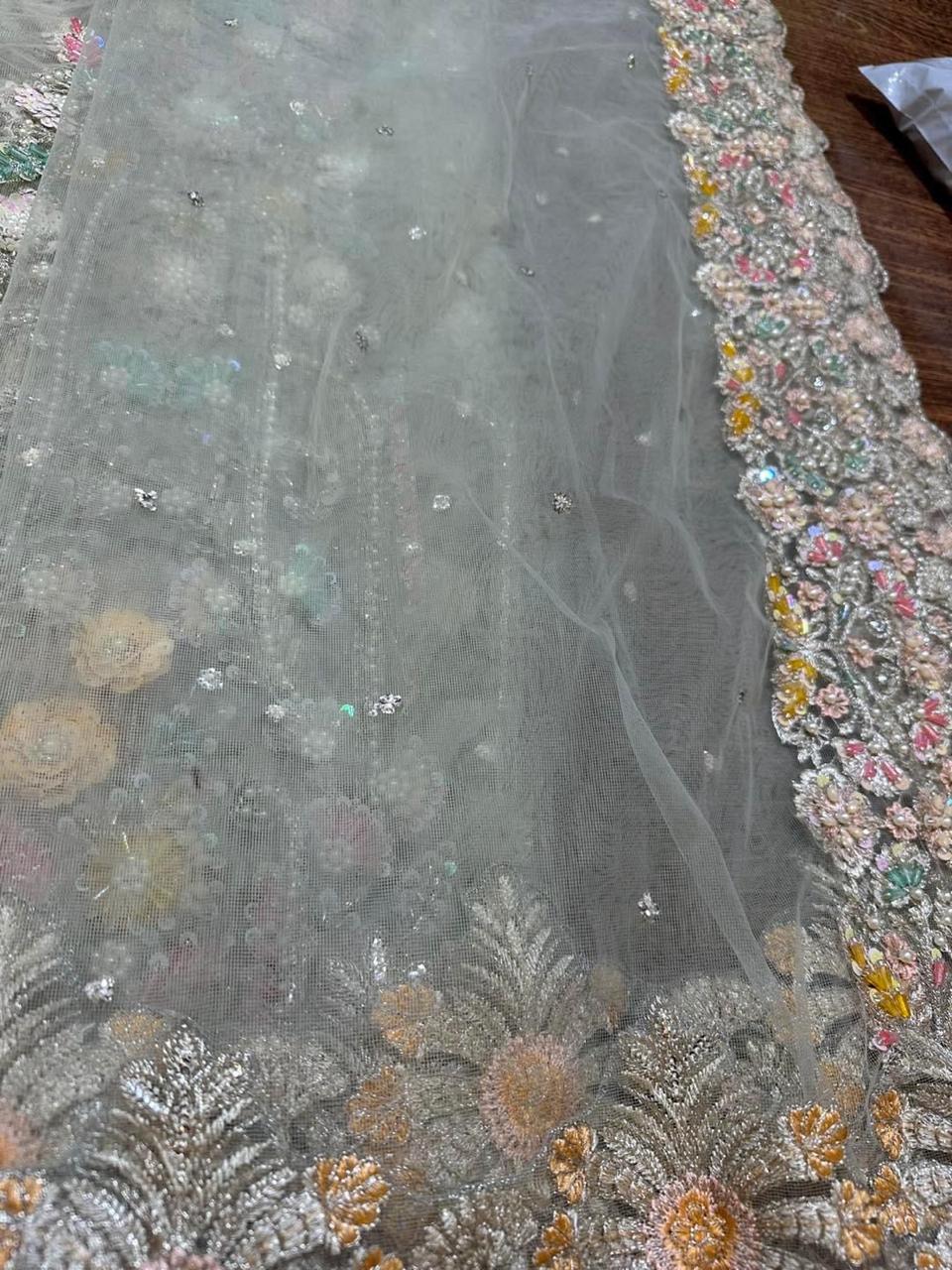 Ahmad Sultan Orchid style — Mairaz pistachio green maxi reference, view 5 of 6