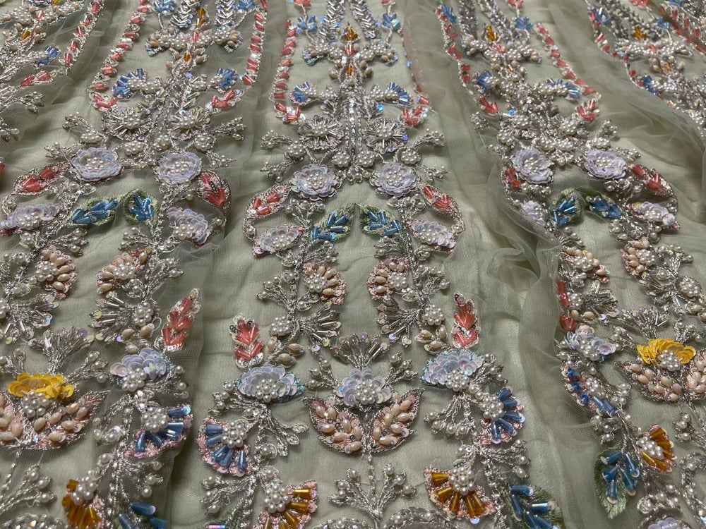 Ahmad Sultan Orchid style embroidery detail 4