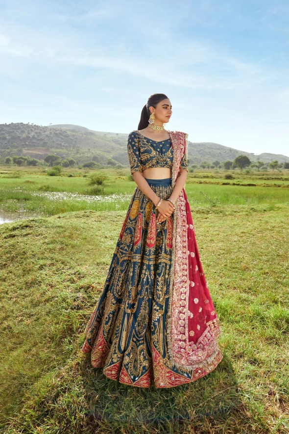 Ahmad Sultan Suraz style full front lehenga view