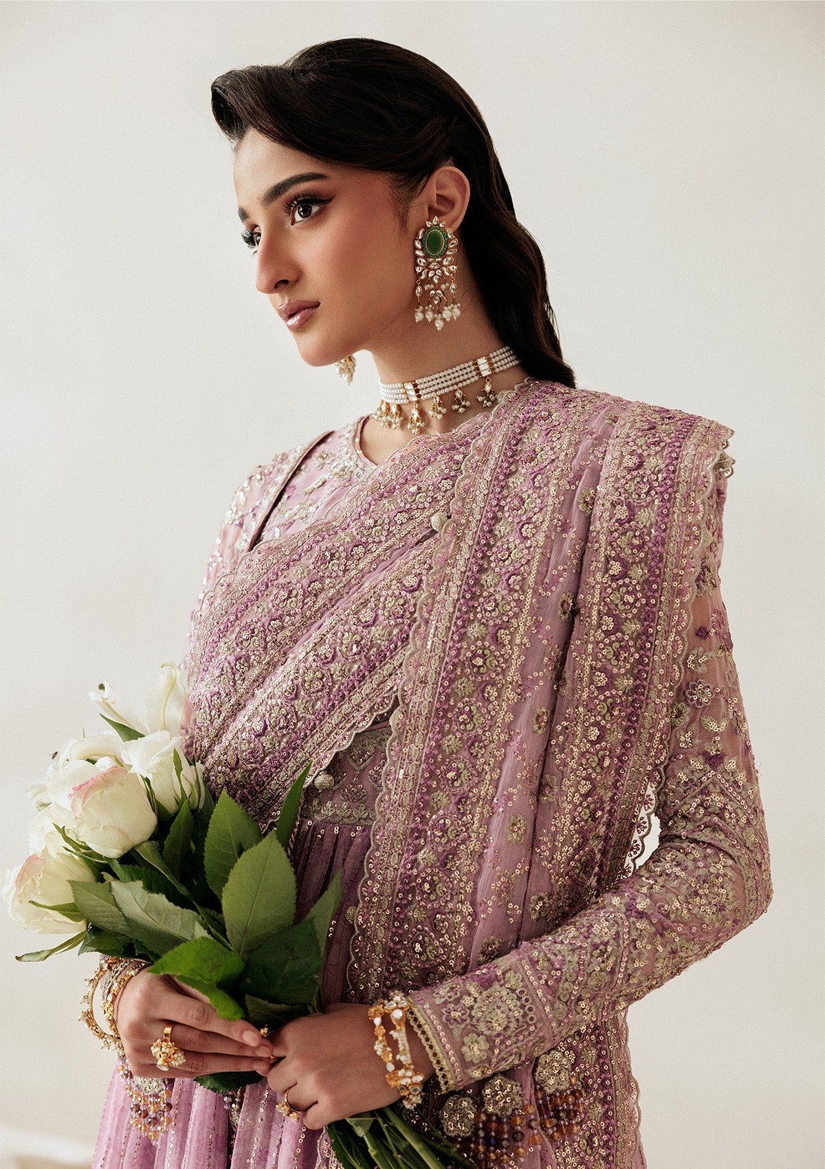 Aik Atelier Aikshaam Look 01 Style — Mairaz Three-Piece Suit