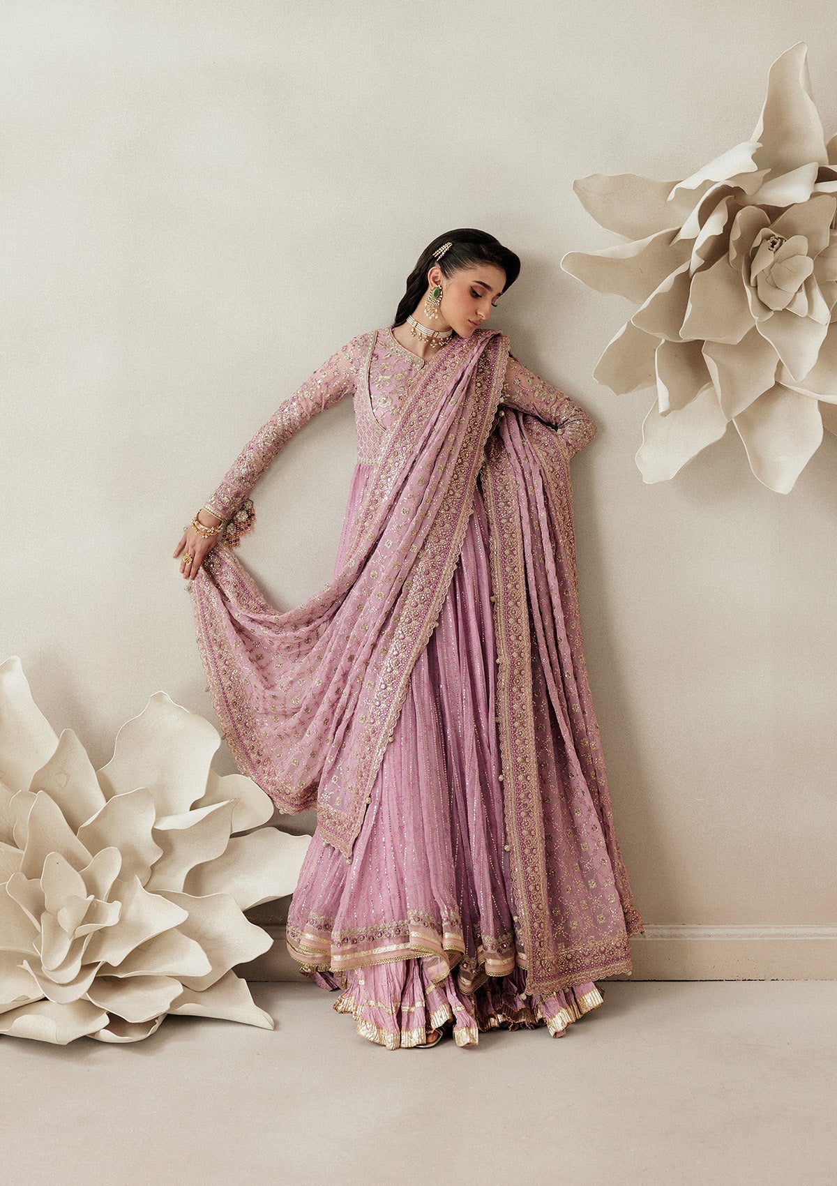Aik Atelier Aikshaam Look 01 Style — Mairaz Three-Piece Suit