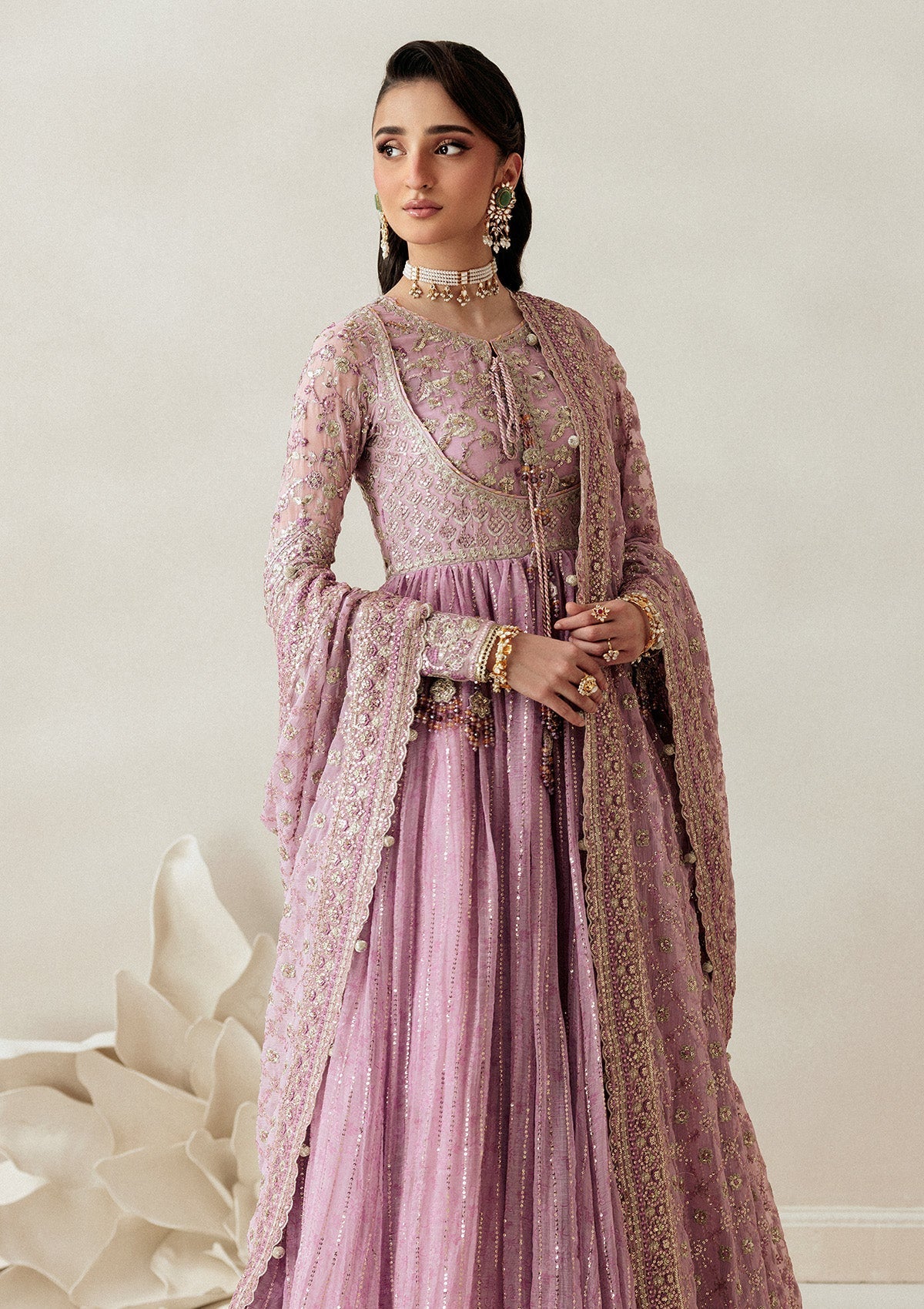 Aik Atelier Aikshaam Look 01 Style — Mairaz Three-Piece Suit