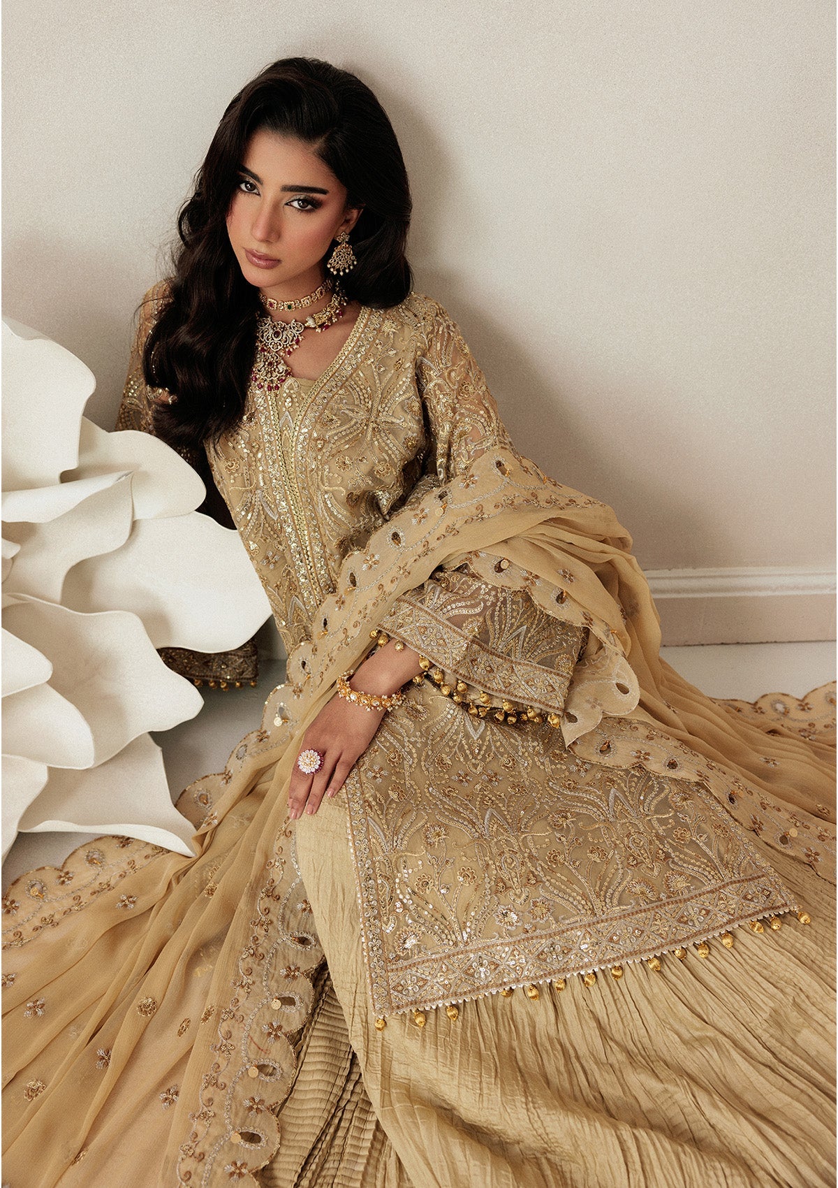 Aik Atelier Aikshaam Look 03 Style — Mairaz Three-Piece Suit