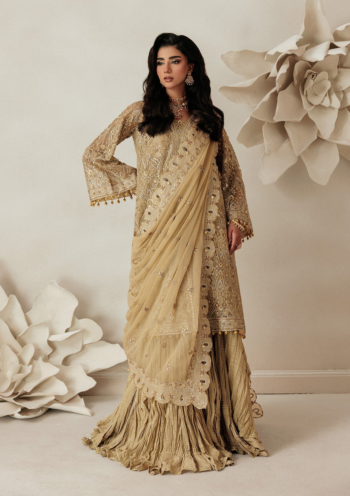 Aik Atelier Aikshaam Look 03 Style — Mairaz Three-Piece Suit