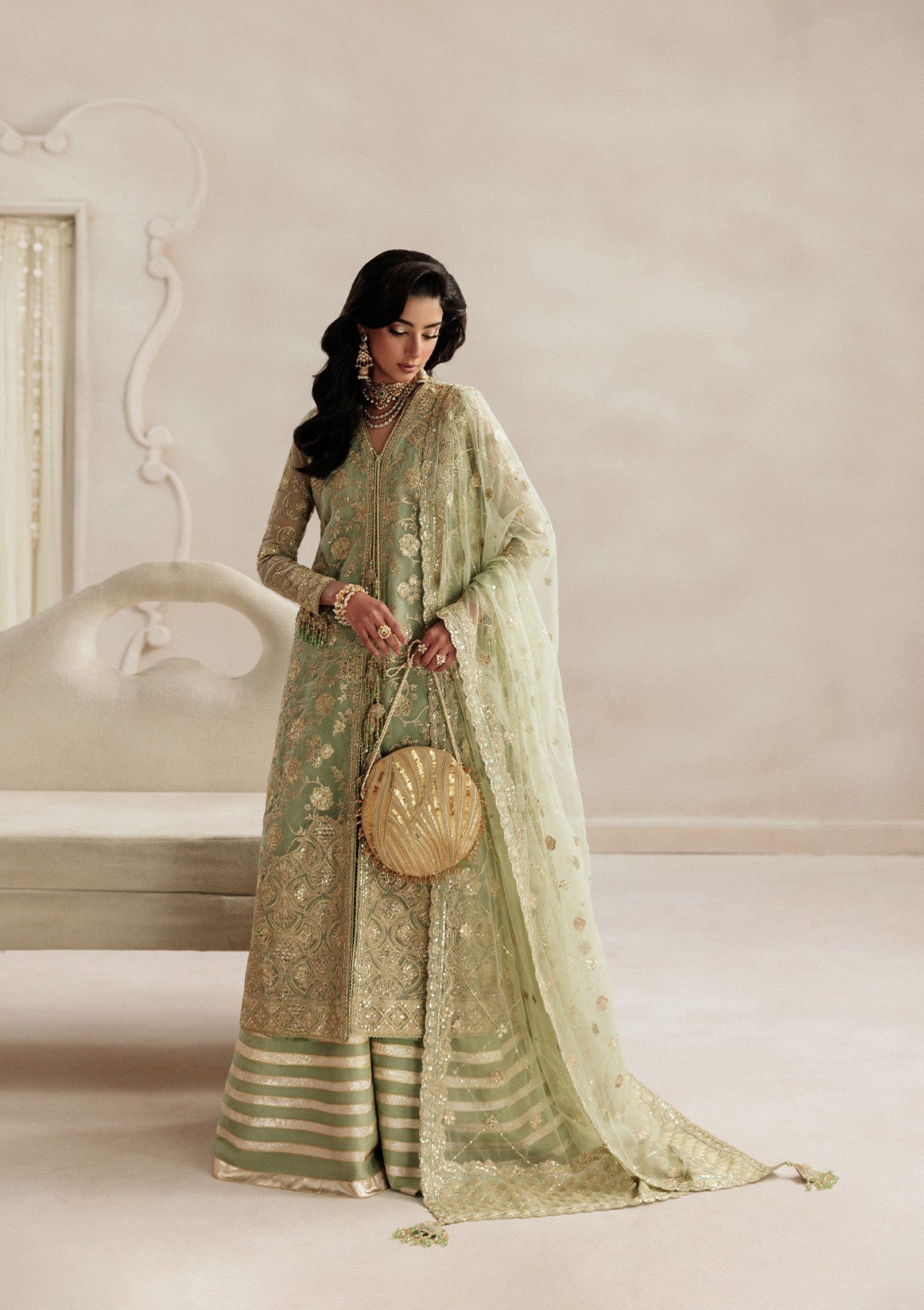 Aik Atelier Aikshaam Look 07 Style — Mairaz Three-Piece Suit