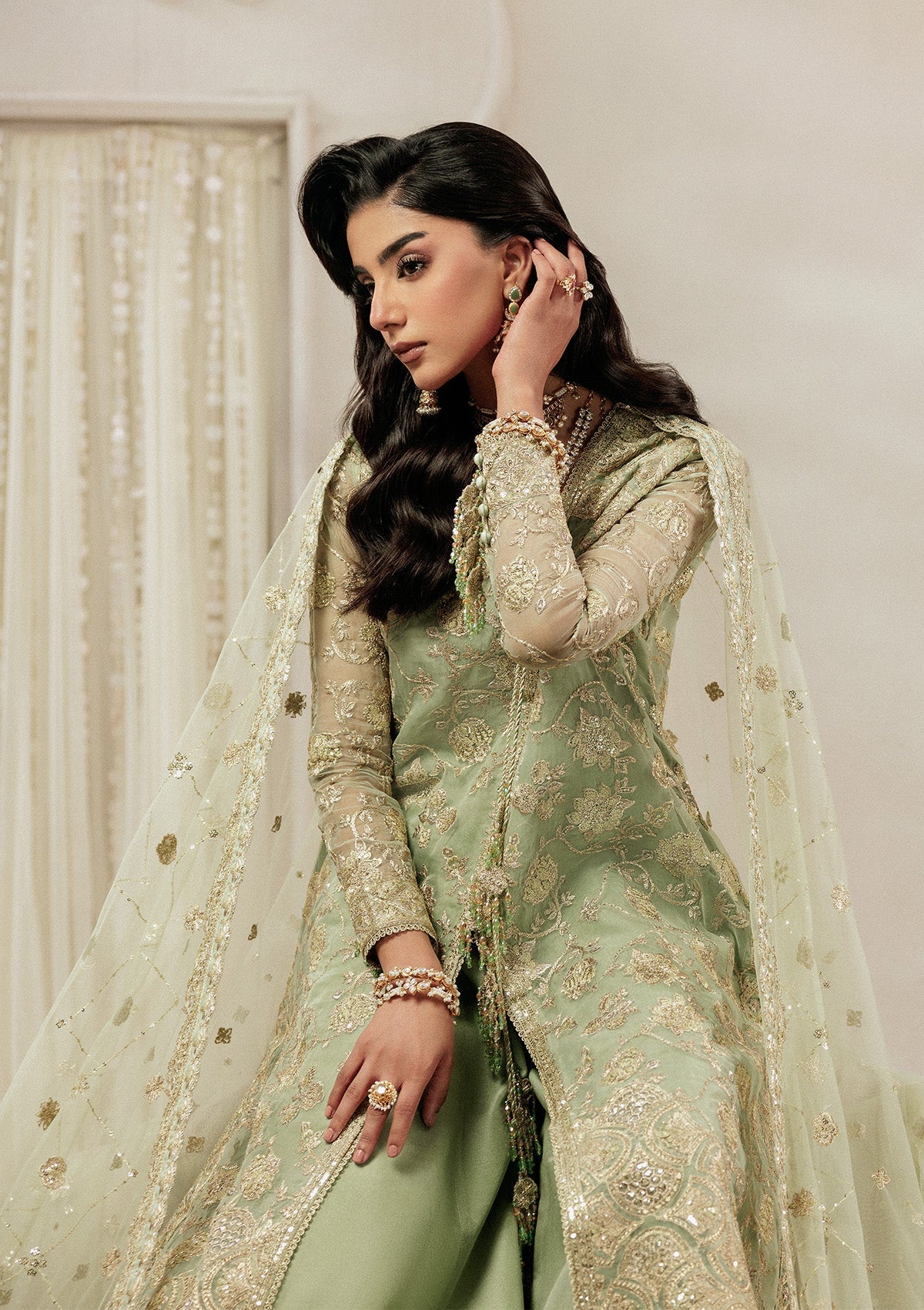 Aik Atelier Aikshaam Look 07 Style — Mairaz Three-Piece Suit