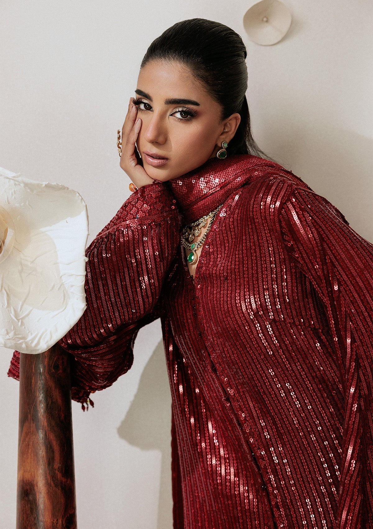 Aik Atelier Aikshaam Look 08 Style — Mairaz Three-Piece Suit