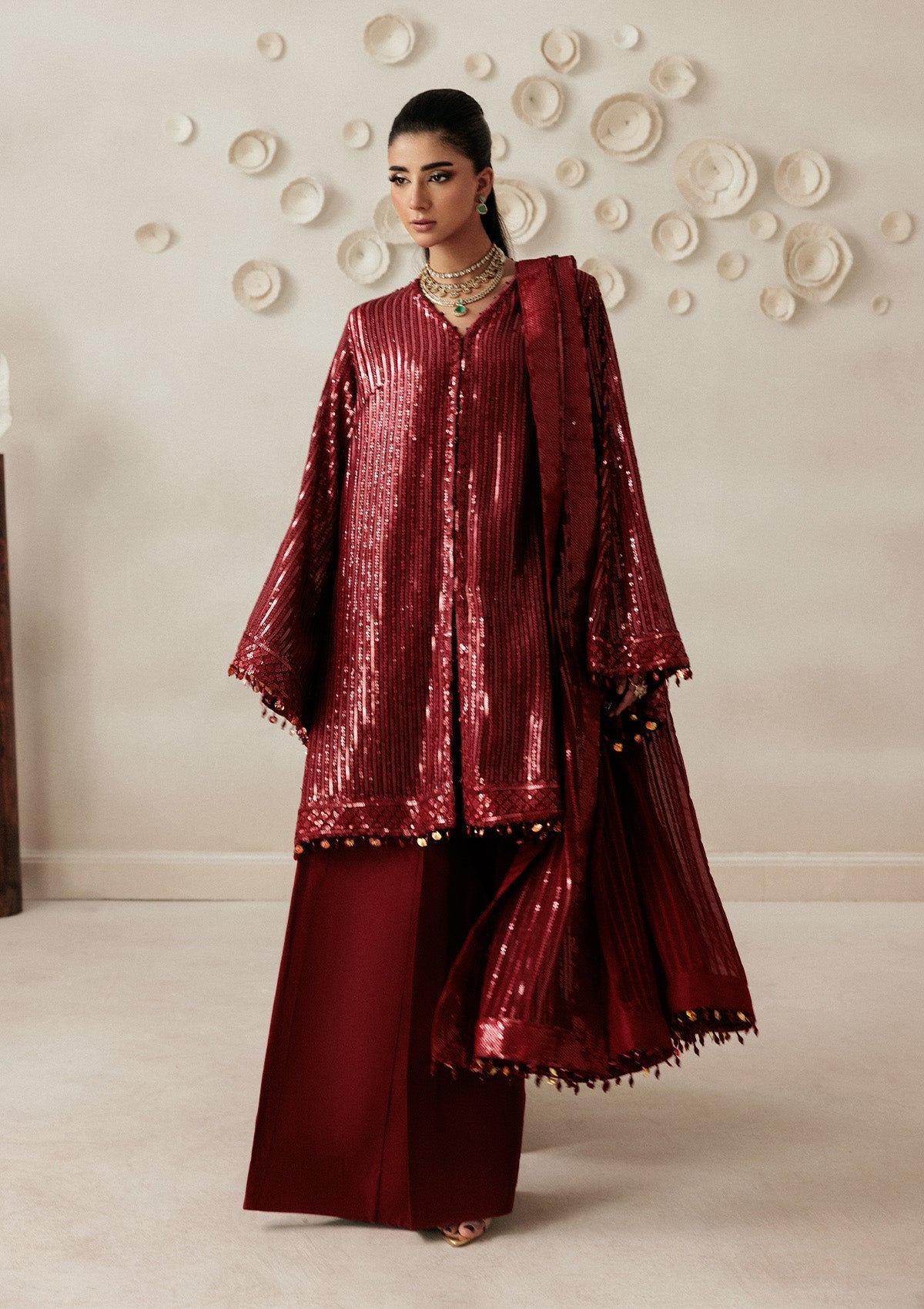 Aik Atelier Aikshaam Look 08 Style — Mairaz Three-Piece Suit