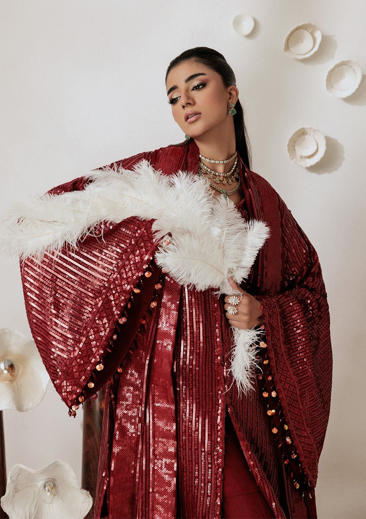 Aik Atelier Aikshaam Look 08 Style — Mairaz Three-Piece Suit