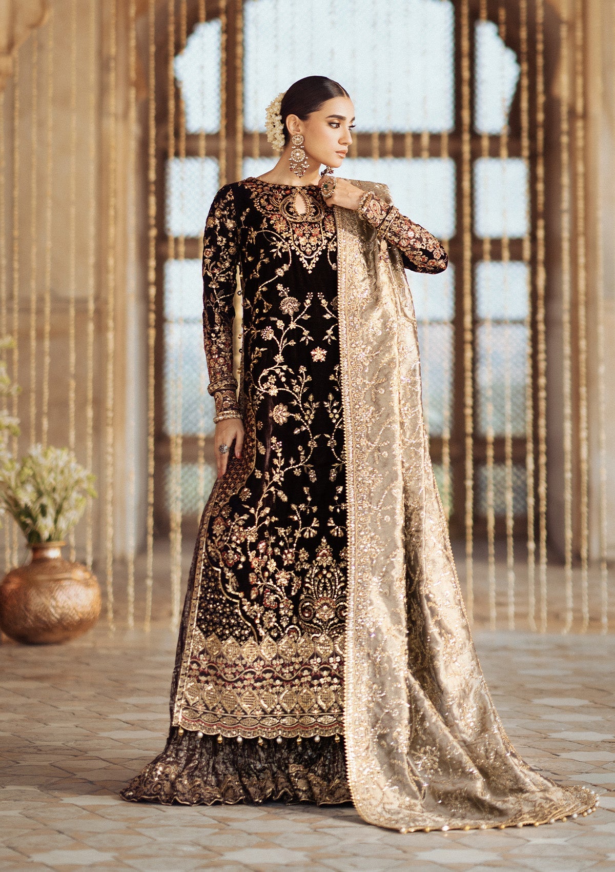 Dastoor Look 09 Style — Mairaz Three-Piece Suit