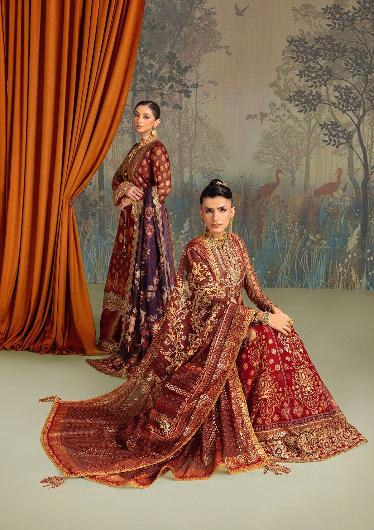 Aik Atelier Lady Aik Look 01 Style — Mairaz Three-Piece Suit