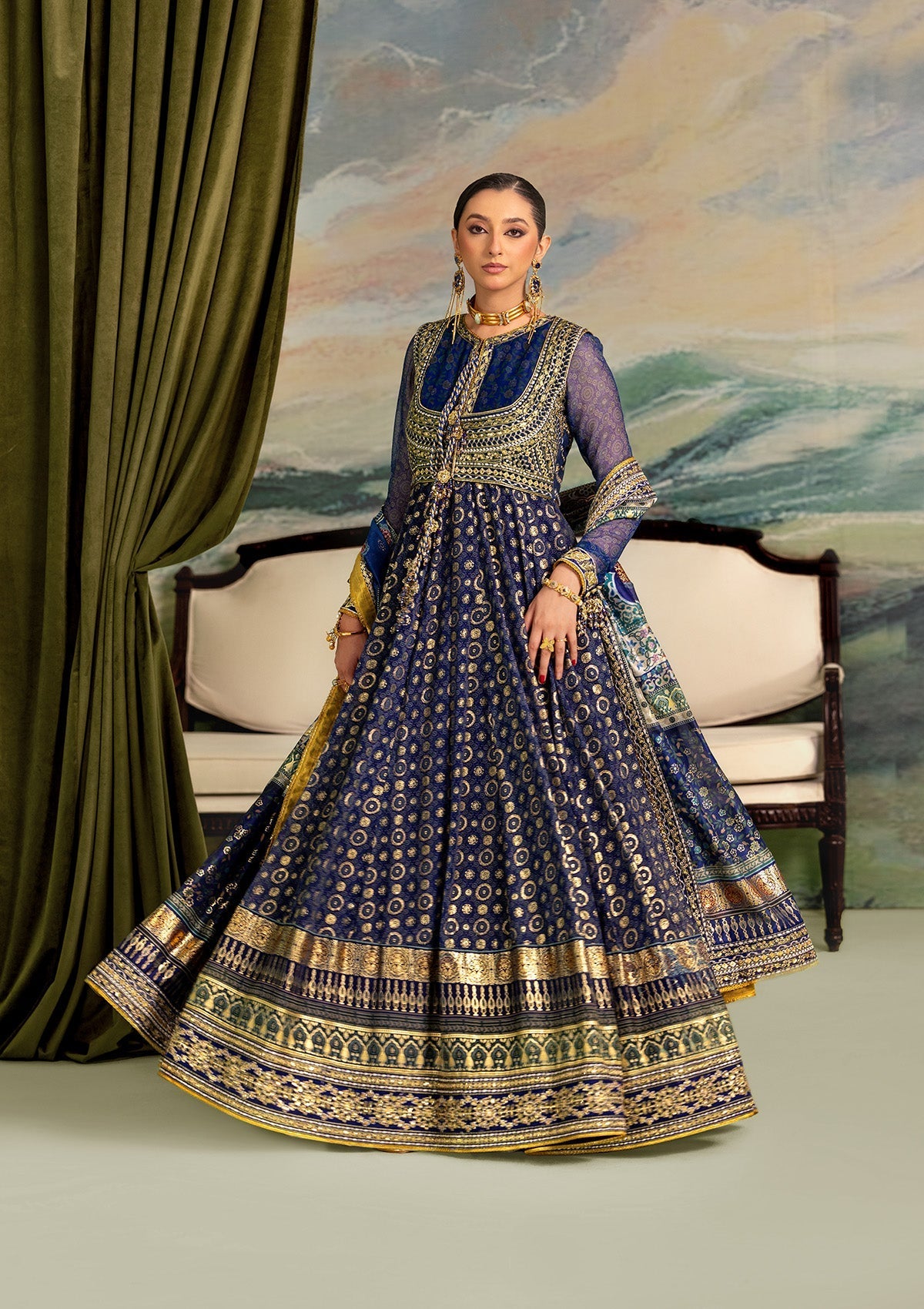 Aik Atelier Lady Aik '26 Look 02 Style — Mairaz Three-Piece Suit