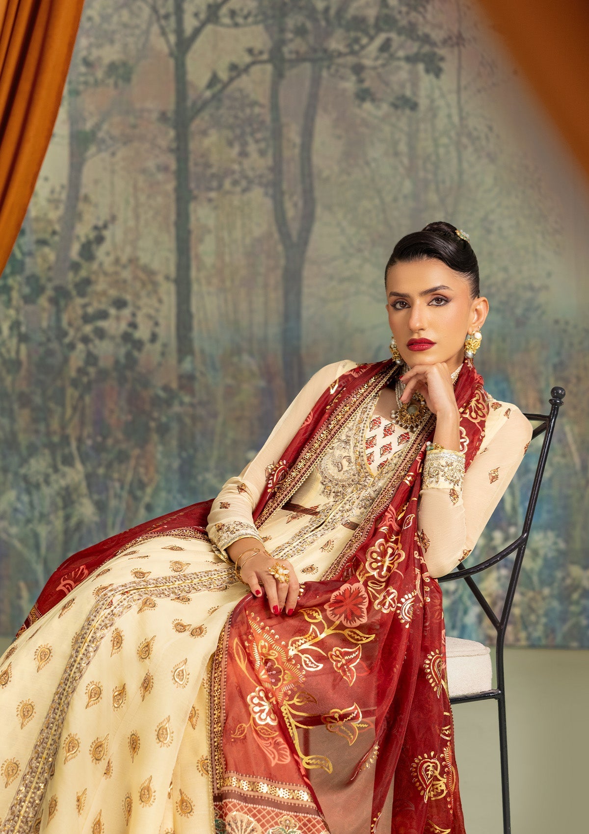 Aik Atelier Lady Aik Vol. 1 Look 03 Style — Mairaz Three-Piece Suit