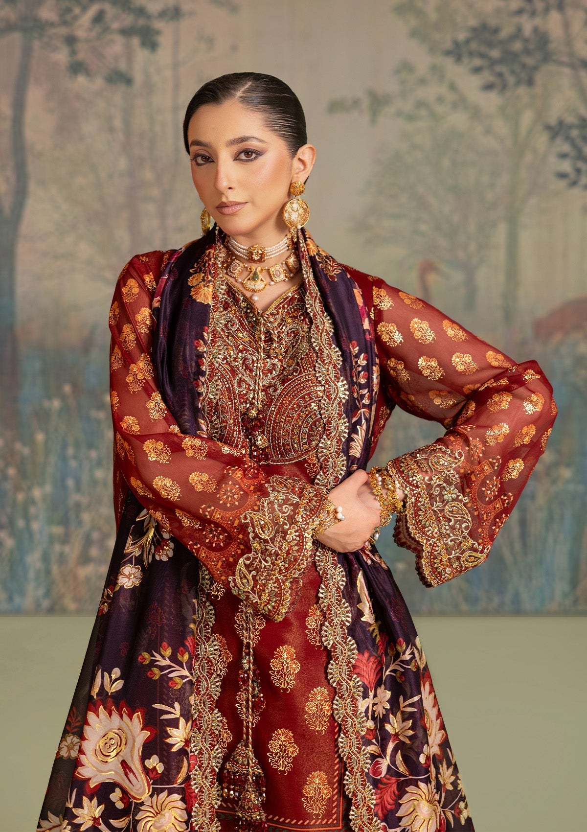 Aik Atelier Lady Aik '26 Look 05 Style — Mairaz Three-Piece Suit
