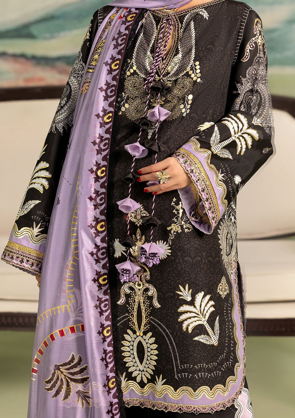 Aik Atelier Lady Aik Vol. 1 Look 06 Style — Mairaz Three-Piece Suit
