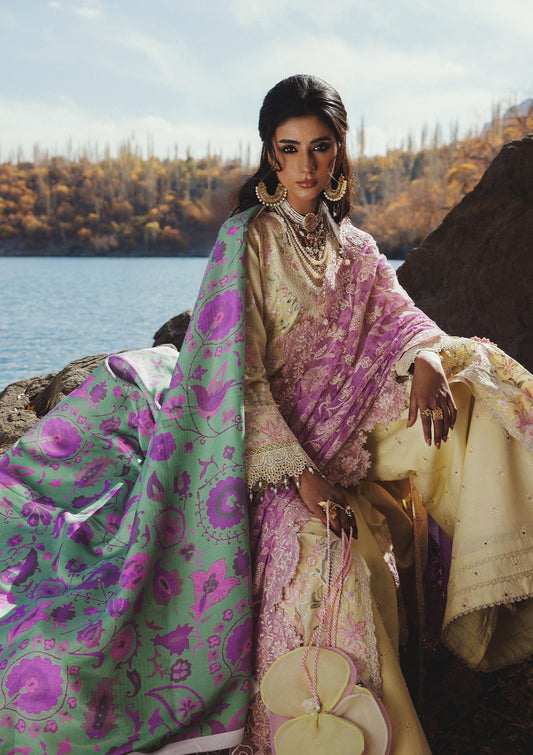 Aik Atelier Vol. 1 Look 03 Style — Mairaz Lawn Suit
