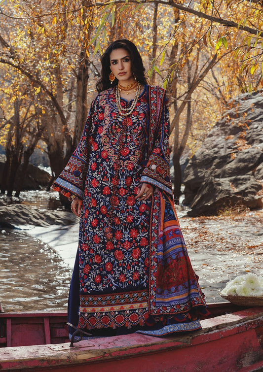Aik Atelier Vol. 1 Look 05 Style — Mairaz Lawn Suit